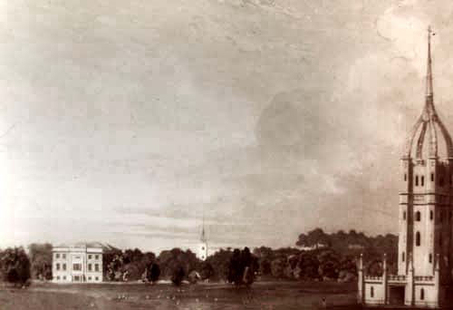 House and Waterloo Tower c.1820